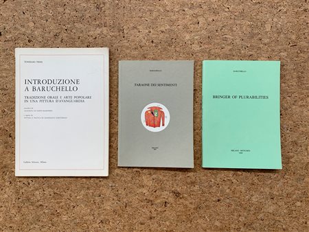 GIANFRANCO BARUCHELLO - Lotto unico di 3 cataloghi