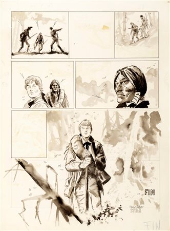 Hugo Pratt (Rimini 1927-Losanna 1995)  - Ticonderoga, 1959