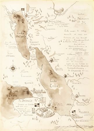 Hugo Pratt (Rimini 1927-Losanna 1995)  - Ticonderoga, 1958