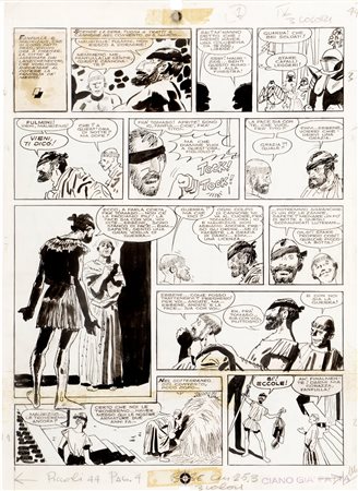 Hugo Pratt (Rimini 1927-Losanna 1995)  - Le avventure di Fanfulla, 1967