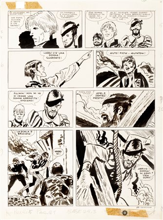 Hugo Pratt (Rimini 1927-Losanna 1995)  - Le avventure di Fanfulla, 1967