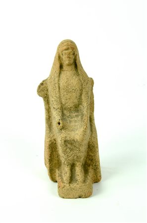 DIVINITA' IN TRONO DATAZIONE: IV-III sec. a.C. MATERIA E TECNICA: argilla...