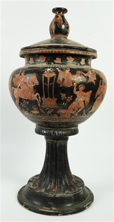 IMPORTANTE DINOS APULO A FIGURE ROSSE DATAZIONE: 340-320 a. C. MATERIA E...