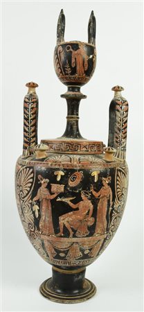 IMPORTANTE LEBES GAMIKOS APULO A FIGURE ROSSE DATAZIONE: 330-310 a. C....