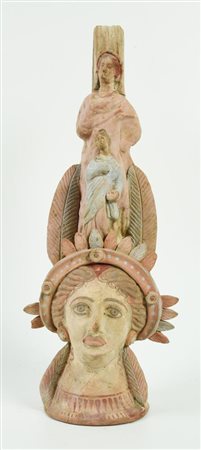 PSEUDO OINOCHOE CONFIGURATA CANOSINA DATAZIONE: IV-III sec. a. C. MATERIA E...