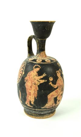 LEKYTHOS APULA A FIGURE ROSSE DATAZIONE: fine IV sec. a. C. MATERIA E...