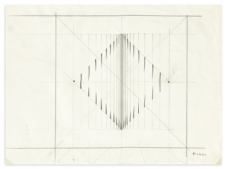 ENNIO FINZI (1931) - Senza Titolo, 1971-1972