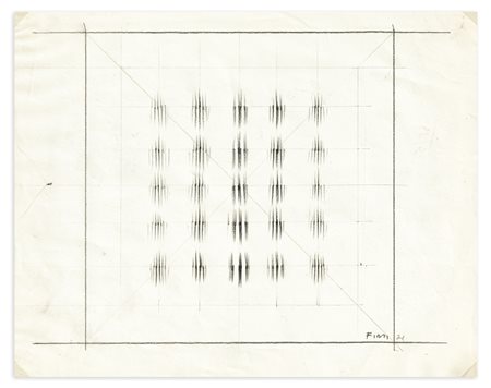 ENNIO FINZI (1931) - Senza Titolo, 1971