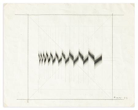 ENNIO FINZI (1931) - Senza Titolo, 1973