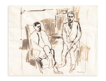 ORFEO TAMBURI (1910-1994) - Coversazione, 1940