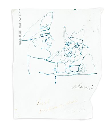 MINO MACCARI (1898-1989) - Senza Titolo, 1976