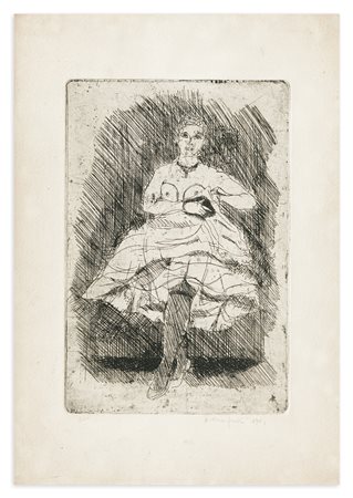 ALBERTO MANFREDI (1930-2001) - Senza Titolo, 1954