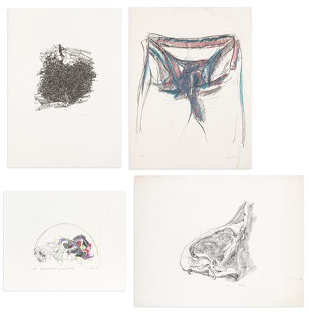 ATTILIO FORGIOLI (1933) - Lotto unico di 4 opere grafiche