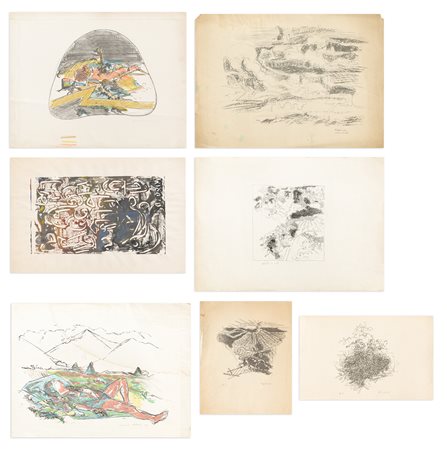 ATTILIO FORGIOLI (1933) - Lotto unico di 6 opere grafiche