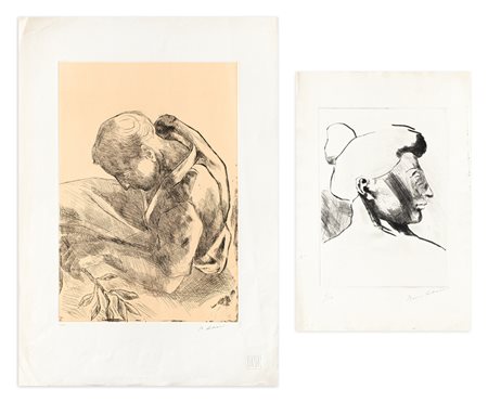 BRUNO CALVANI (1904-1985)
Lotto unico di due opere grafiche