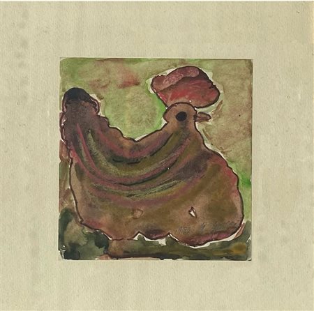 GALLÈ RITA Caltanisetta (Cl) 1952 Senza titolo Acquarello su carta...