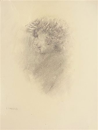 CIMINAGHI VIRGILIO Milano (Mi) 1911 Ritratto di sua moglie Giselda 1994...