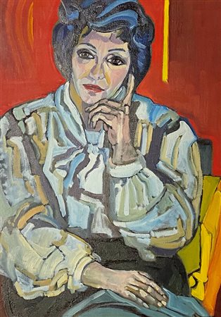 ANONIMO Anonimo (An) Senza titolo Olio su tela 70,00x50,00 Provenienza:...