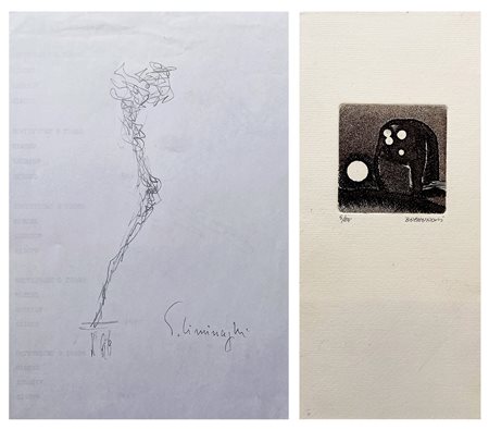 AUTORI VARI Milano (Mi) 1976 Becheroni, Ciminaghi Lotto unico di due opere...