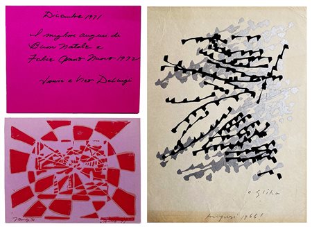 AUTORI VARI Milano (Mi) 1976 Gliha, Lefton De Luigi Lotto unico di due opere...