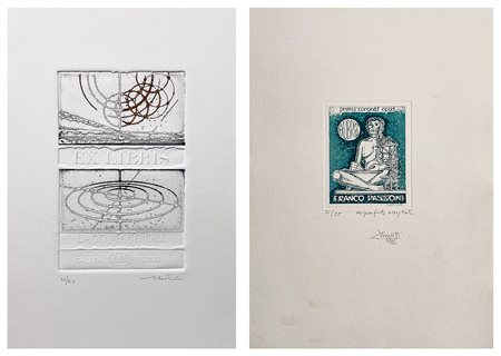 AUTORI VARI Milano (Mi) 1976 Michetti, Valentini Lotto unico di due opere...