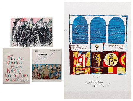 AUTORI VARI Milano (Mi) 1976 Berrocal, Vorobev Lotto unico di due opere...