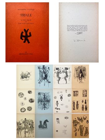 GIOVANOLA GIAN LUIGI Milano (MI) 1923 Triale 1957 Cartella con dodici poesie...