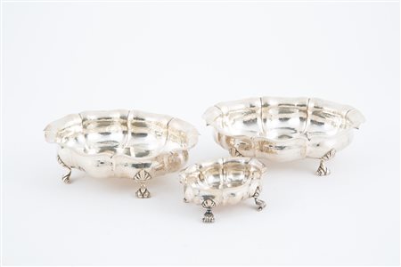 Three 800 silver items, gr. 770 ca. 20th c.