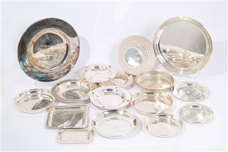 800 silver items, gr. 1320 ca. 20th century