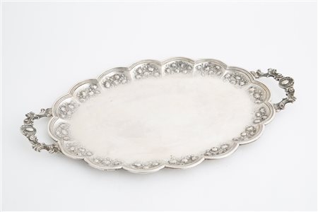 800 silver tray, gr. 2170 ca. Early 20th c.