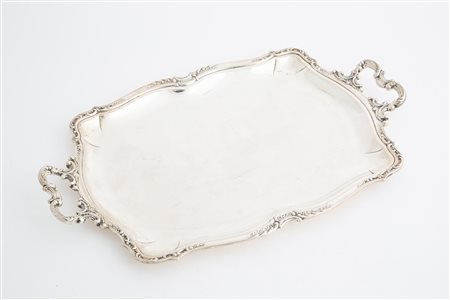 Silver tray, gr. 2070 ca. Early 20th c.