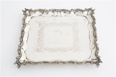 Silver tray, gr. 1050 ca. Early 20th c.