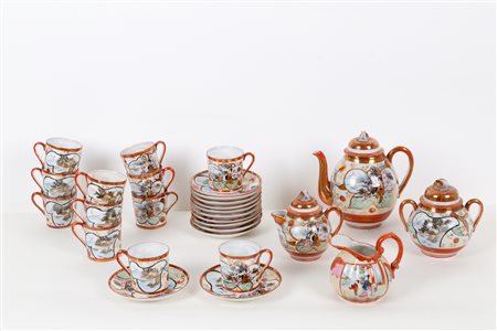 Porcelain coffee set. China. Early 20th century