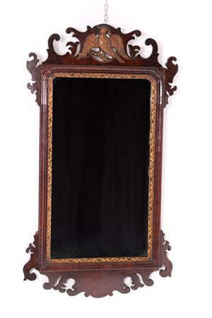 Wooden mirror. England. 19th century