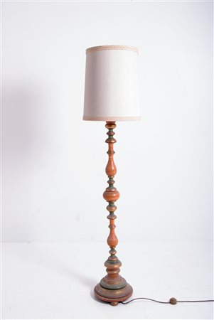 Wooden candle holder. 20th century