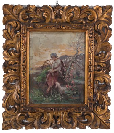 GIUSEPPE SOLENGHI. Oil painting on canvas 