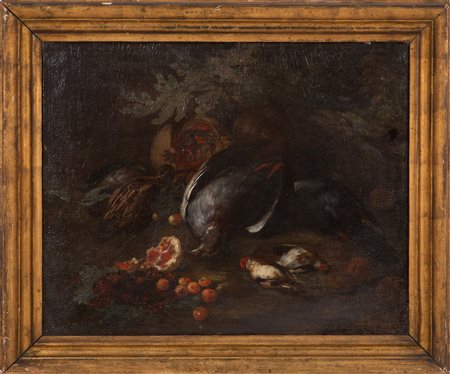 Oil painting on canvas. 'STILL LIFE'. 17th century