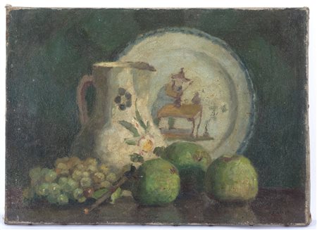 HENRI-BERNARD CALVET. Oil painting on canvas