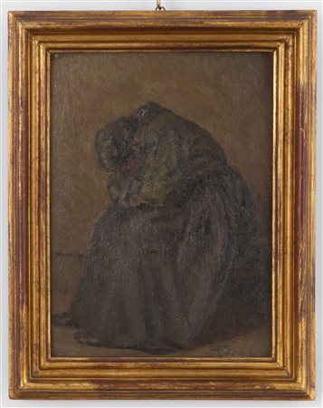 Oil painting on canvas. C. FORNARI. Early 20th c