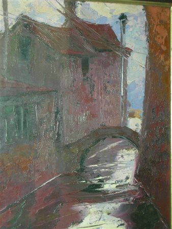 Oil painting on canvas. MARCON. 1962