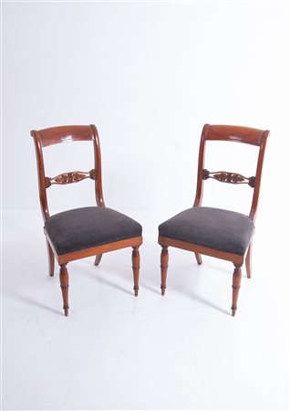 Two wooden chairs. Early XIX century