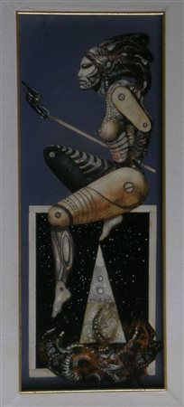 G. BIANCHI. Mixed technique on canvas. 1978 