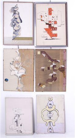 LUIGI GROSSO. Set of different works of art
