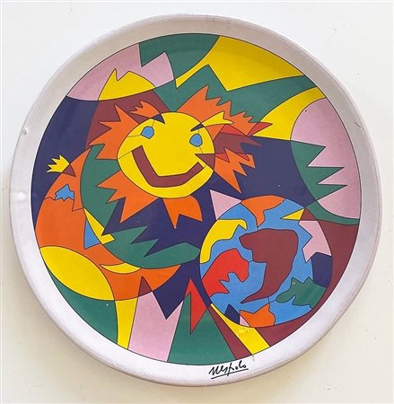 Ugo Nespolo “Torino bravo e brava” 1995