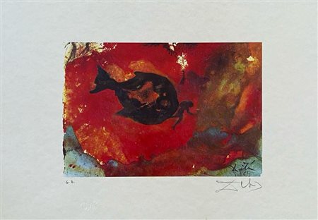 Salvador Dalì “Ionas in Ventre Piscis” 1964