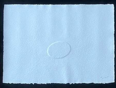 Turi Simeti “ Ovale bianco” 2006