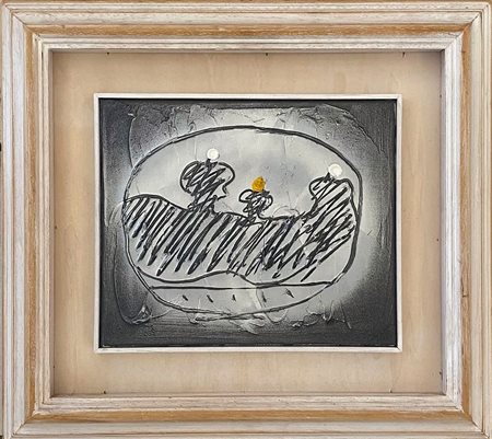 Concetto Pozzati “Impossibile paesaggio” 1991