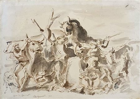 Marino Mazzacurati “Studio di Gèricault” 1953