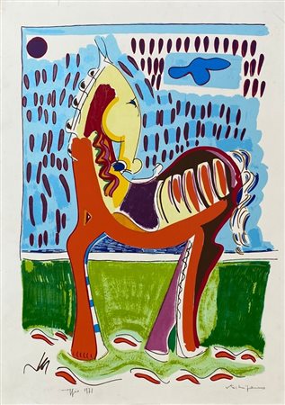 Luciano Schifano “Senza titolo” 1971