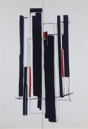 BADIALI CARLA Novedrate 1907-Como 1992 "Composizione” 